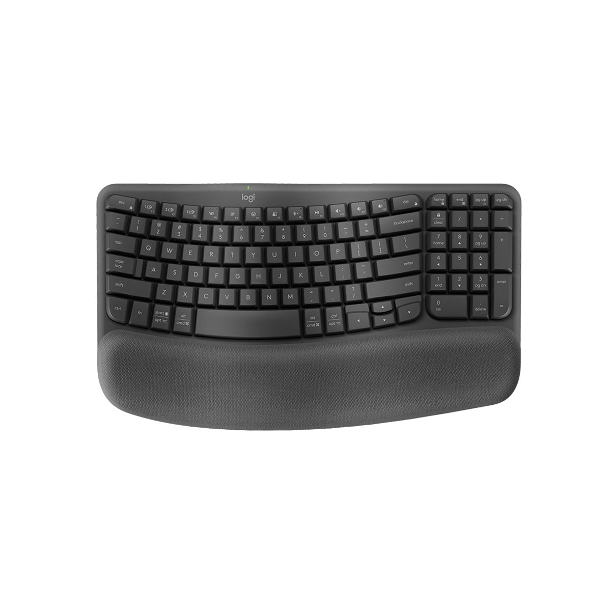 WAVE KEYS Ergonomic Wireless Keyboard