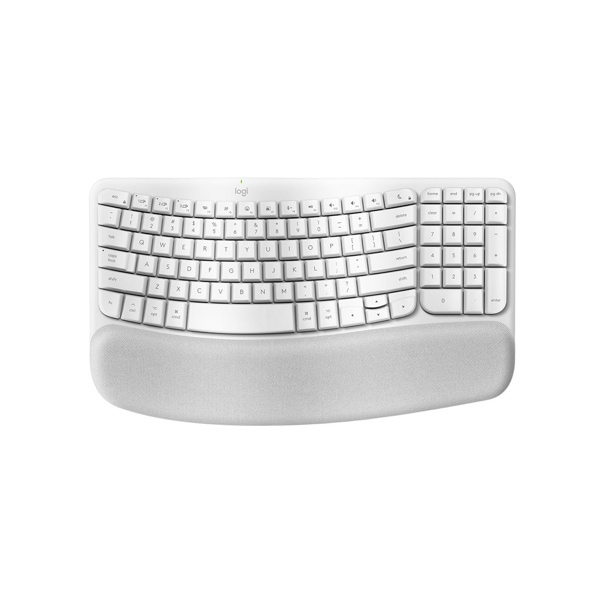 WAVE KEYS Ergonomic Wireless Keyboard