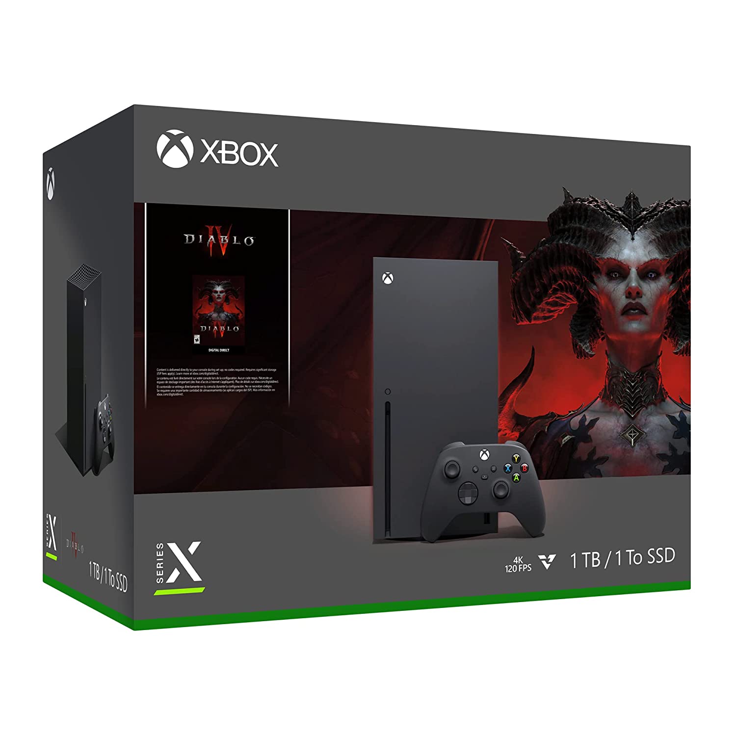 Microsoft - XBOX SERIES X 遊戲主機連《暗黑破壞神® IV》同捆裝