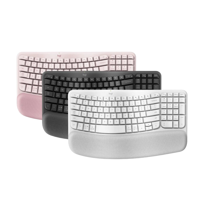 WAVE KEYS Ergonomic Wireless Keyboard