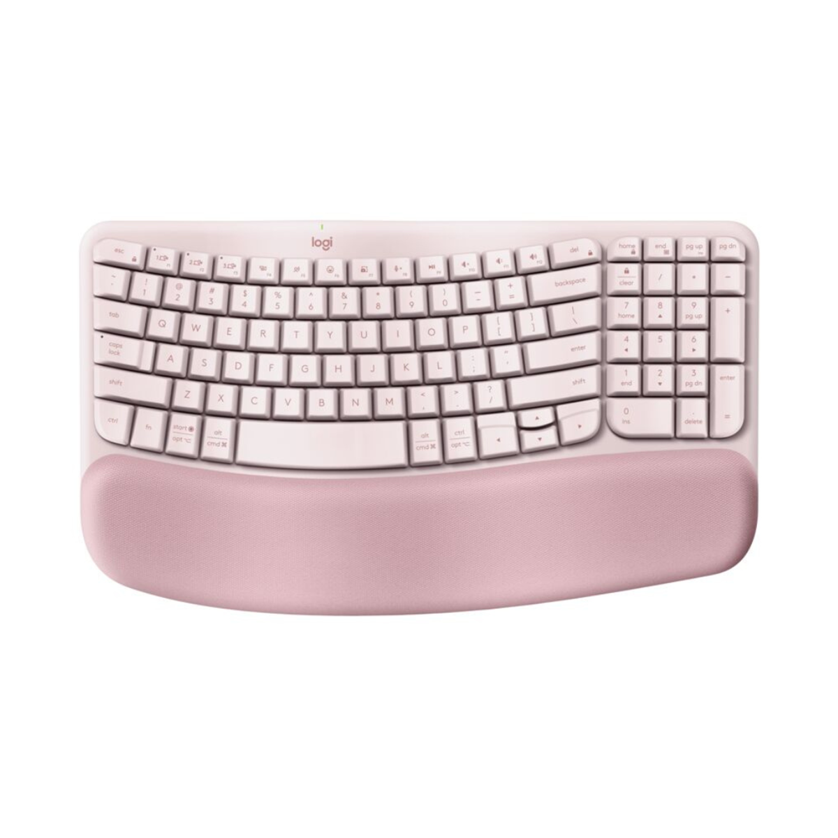 WAVE KEYS Ergonomic Wireless Keyboard